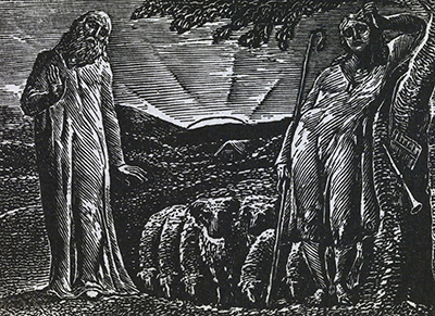 Frontispiece, Thenot and Colinet William Blake